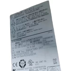 CNC Japan Original Yaskawa Servo Drive Amplifier SGDV